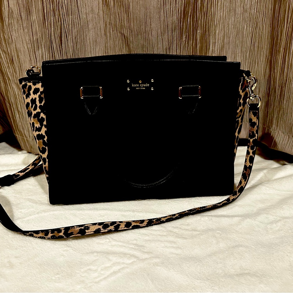 Kate spade Lana grove street leopard bag